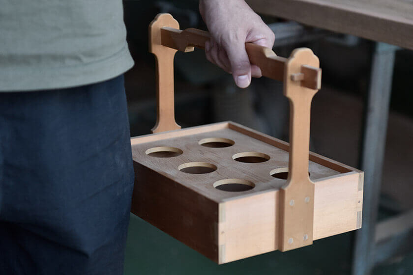 サンプルになった先代が製作した岡持